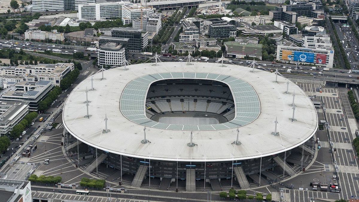 Photo aérienne du stade de France